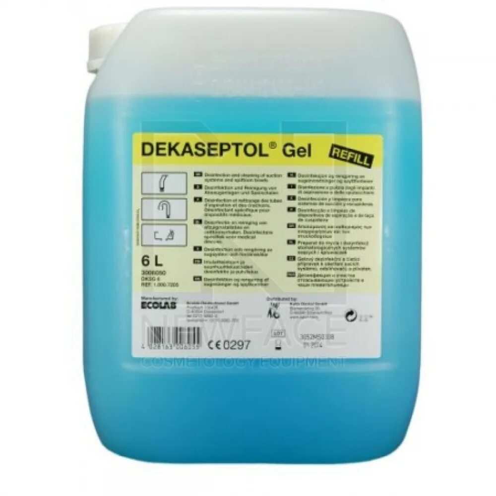 DEKASEPTOL Gel дезинфицирующее средство 6 л. Гель KAVO DEKASEPTOL. Декасептол 1.000.7204. Фейсап средство дезинфицирующее средство.