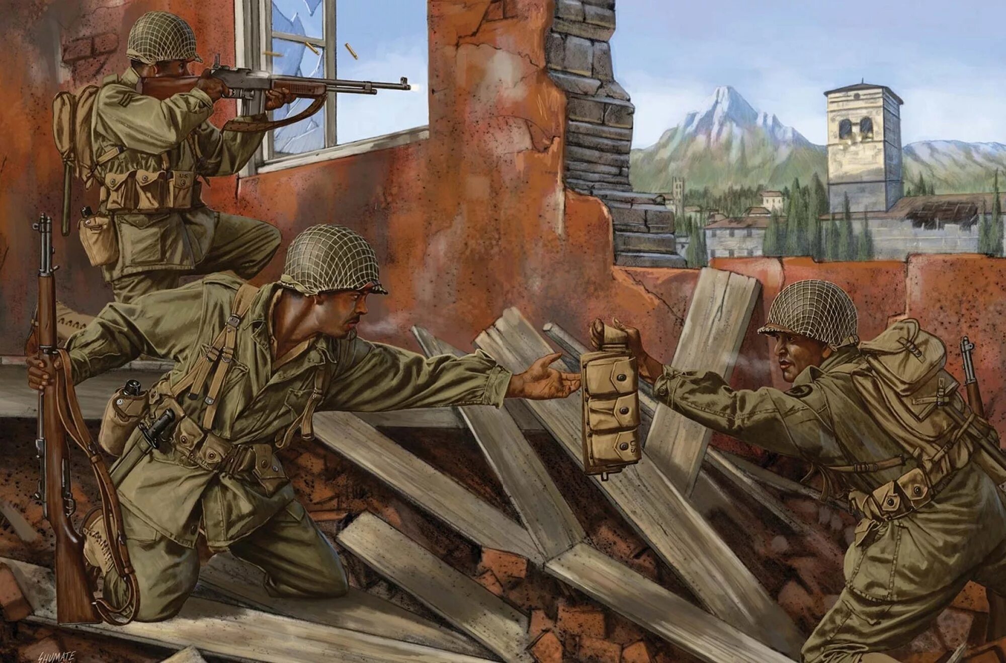 Военные картины великой отечественной войны. Johnny Shumate художник. Стюарт Браун военщина. Американский солдат ww2 арт.