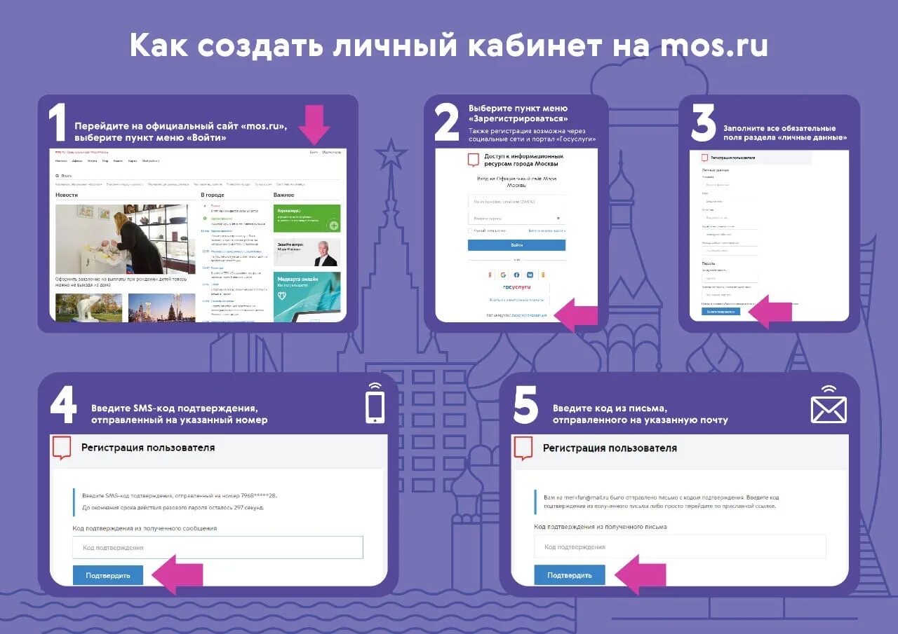 Инструкция как зарегистрироваться на мос ру. Создание личного кабинета. Мос ру. Как сздатьличный кабинет. Создать личный кабинет.