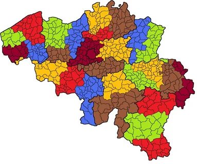 Деление бельгии