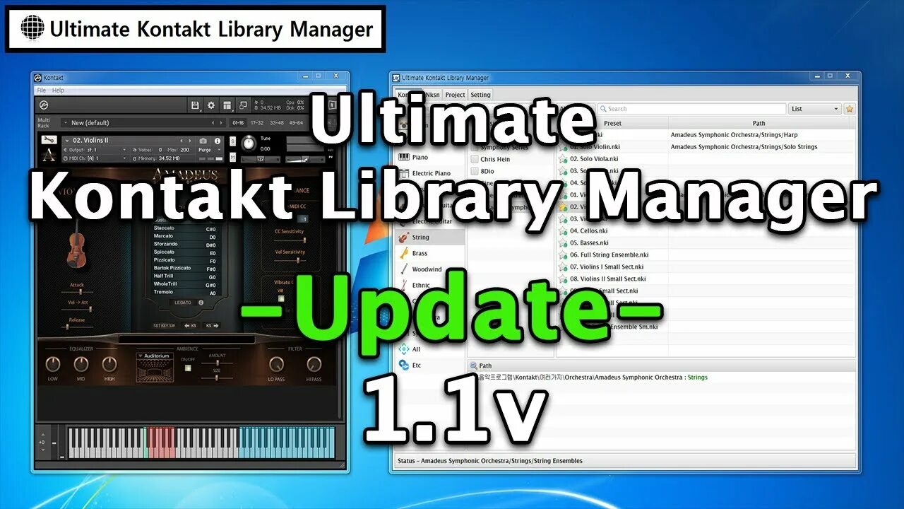 Library manager. Kontakt 7. Lyrical Vocal Kontakt Library.