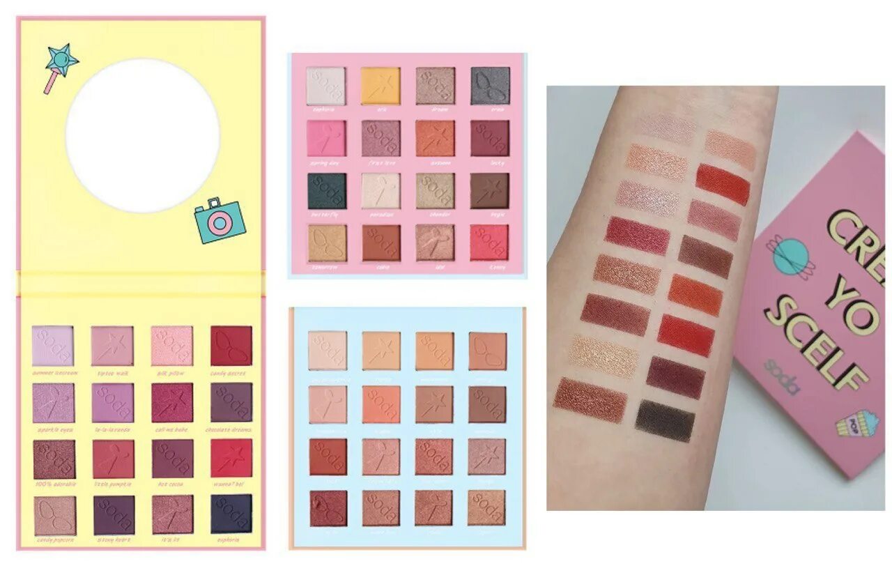 палетка теней сода летуаль. палетка теней soda mermaid 003. палетка теней сода create. палетка теней soda create yourself. Soda eyeshadow palette #makeitslay тени для век create yo'scelf.