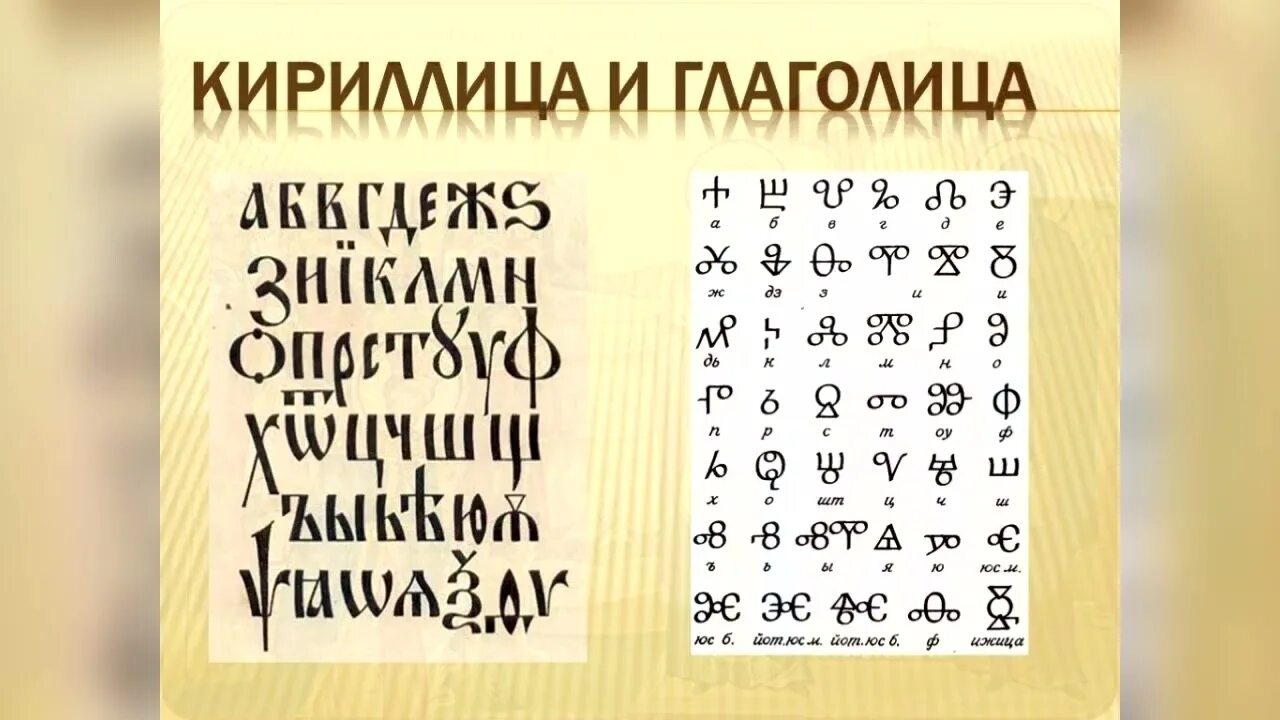 Интерактивный урок кириллица и глаголица. Кириллица и глаголица алфавит. две азбуки глаголица и кириллица. глаголица древняя славянская азбука.
