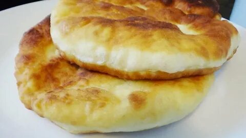 Пышная лепешка на кефире в духовке
