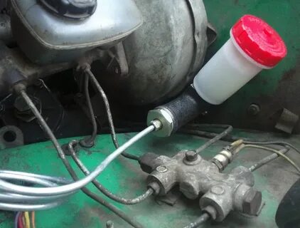 Установка цилиндров сцепления