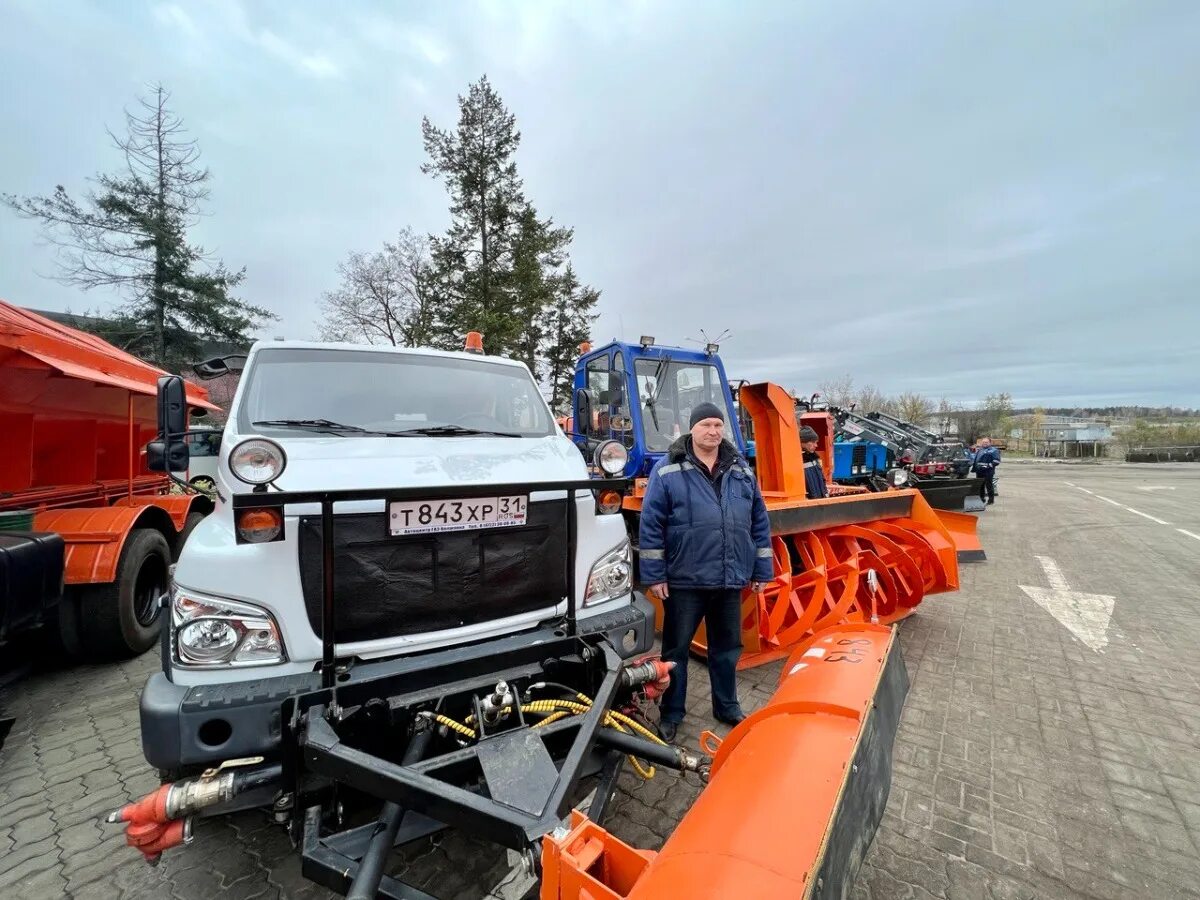 Карта работы коммунальной техники. Коммунальная техника Белгород.