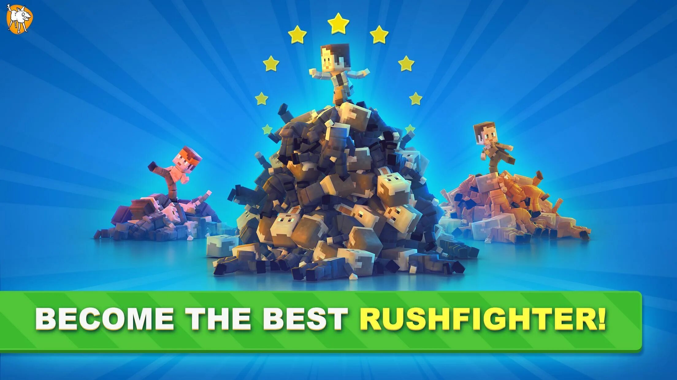 Rush игра. Woof игра. Игра rush на телефон. Игра с квадратными человечками. Rush fight игра.