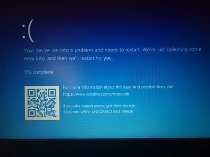 Синий экран system thread