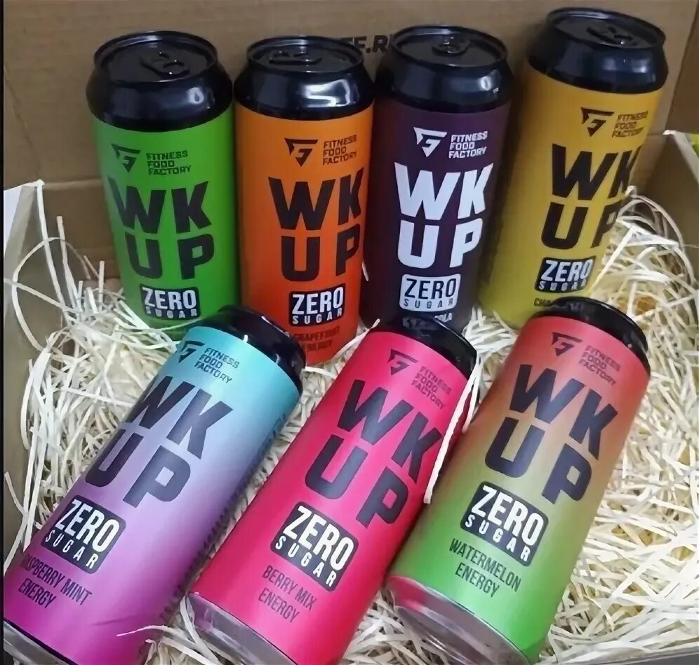 Напиток wkup zero энергетический. Wkup энергетик вкусы. Энергетик без сахара wkup. Напиток энергетический fitness food factory wk up 500мл шампанское. Fitness food factory wk up 500 мл.