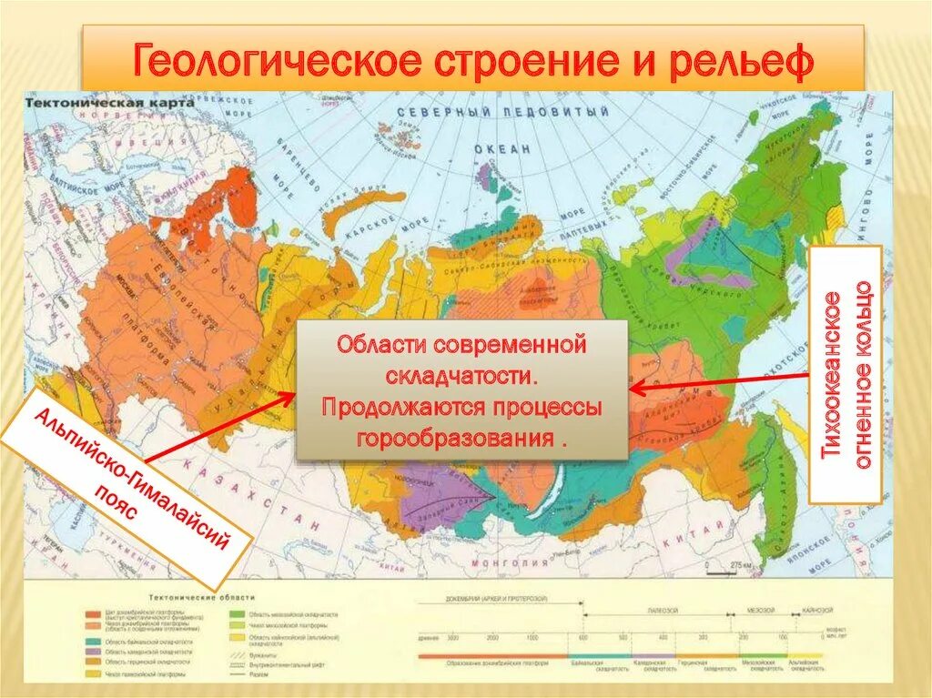 Какой тектонической структуре. Дальний Восток область складчатости. Складчатости дальнего Востока на карте. Карта тектонического строения. Тектоническое строение России.