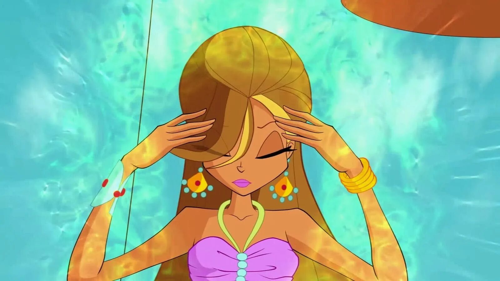 Момент винкс. Winx Meditates.