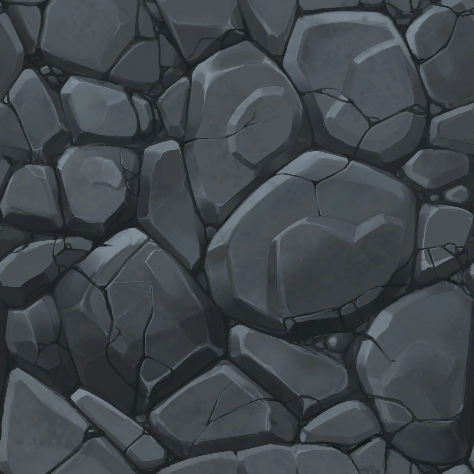 Stone through