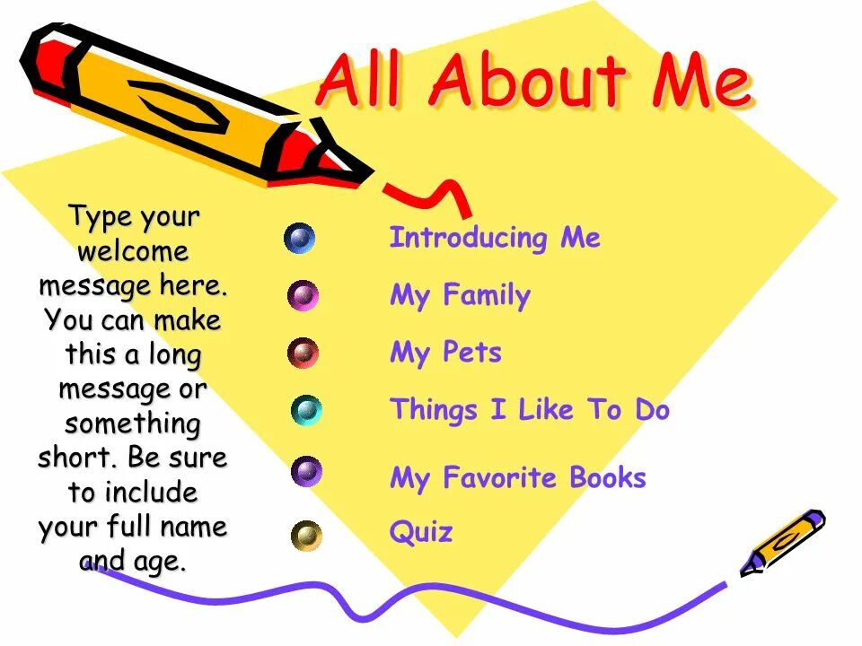 About me презентация. Картинки по презентации all about my. My Family презентация в POWERPOINT. Welcome School. Your message here