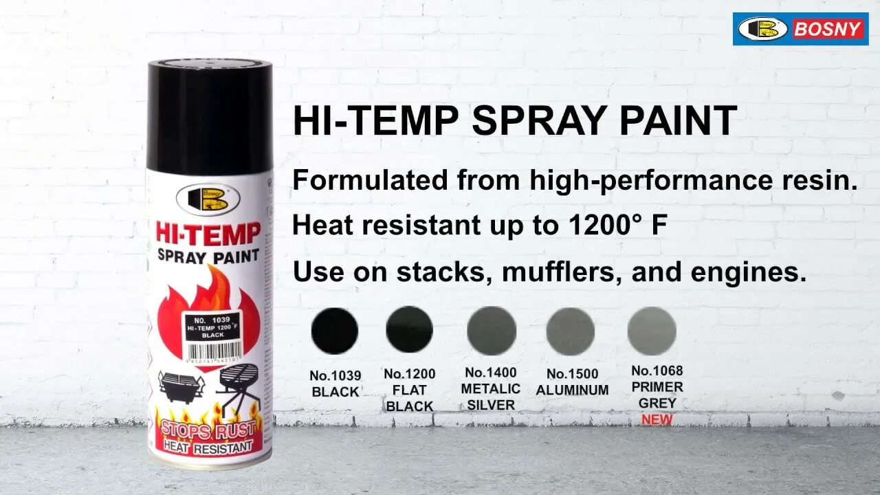 Temp spray. Грунт аэрозольный bosny hi-temp, термостойкий (до 600°с) серый. Hi temp spray. Hi temp spray. Hi temp spray.