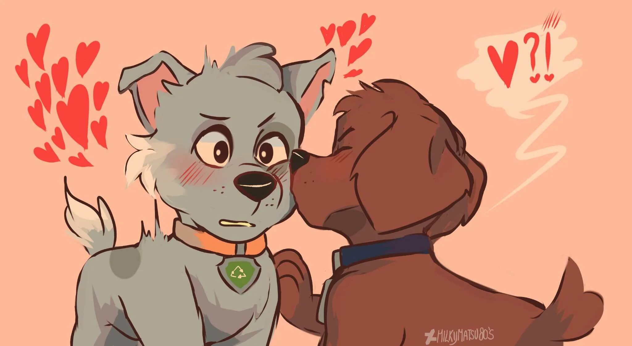 гонщик и скай шип. гонщик и скай любовь. рокки и зума любовь. комиксы щенячий патруль скай. щенячий патруль гонщик и скай комиксы.