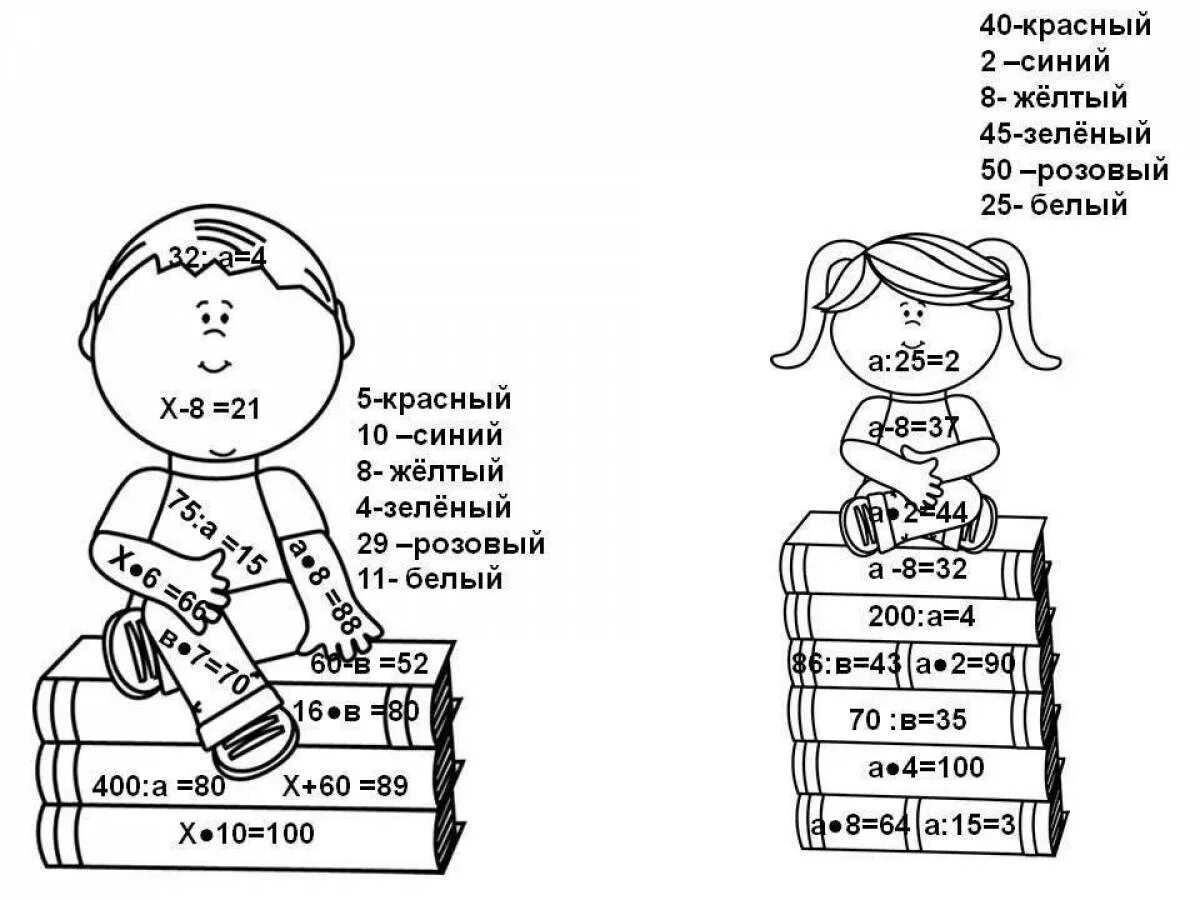 Математическая раскраска. Раскраска уравнения. Математическая раскраска уравнения. Раскраска математика уравнения. Математические раскраски дроби