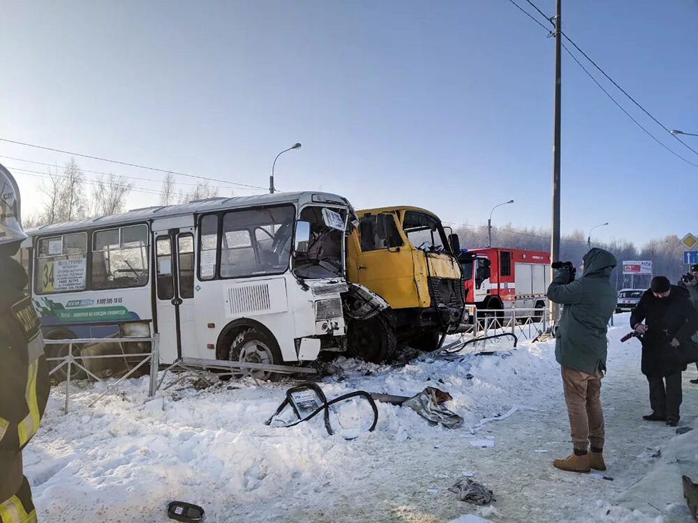 Автобус камаз аварий