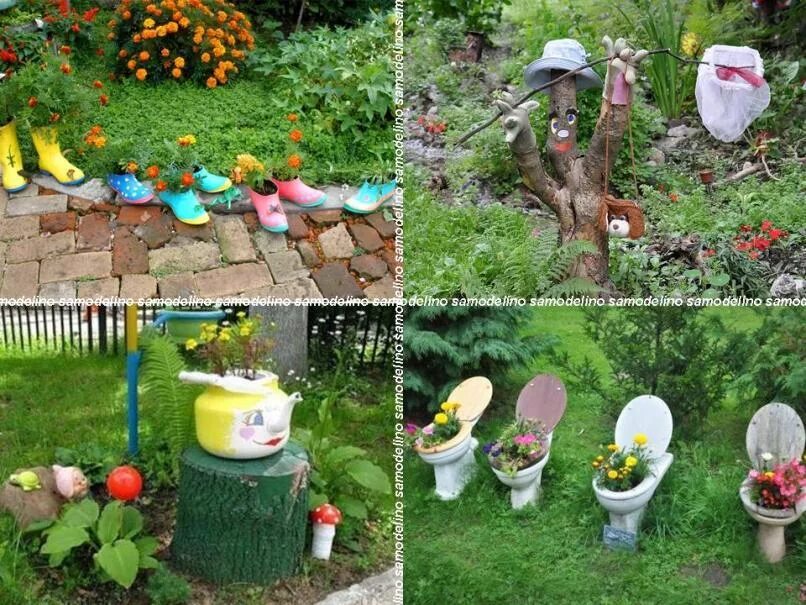 Поделки для сада своими руками. Поделки для сада. Украшение дачного участка. Поделки для сада. В сад своими руками из подручных.