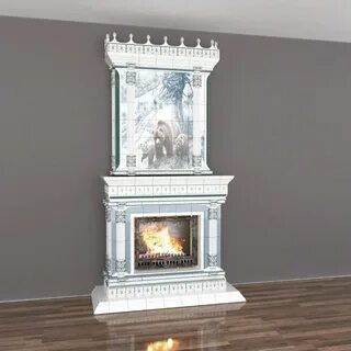 Изразцовый камин
