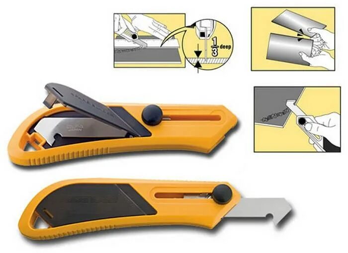 Нож ОЛФА для линолеума. Нож с нескользящей Olfa nol-1. Нож Olfa CS-2. Резак для резки текстолита. Для чего нож резак при вырезании вставки