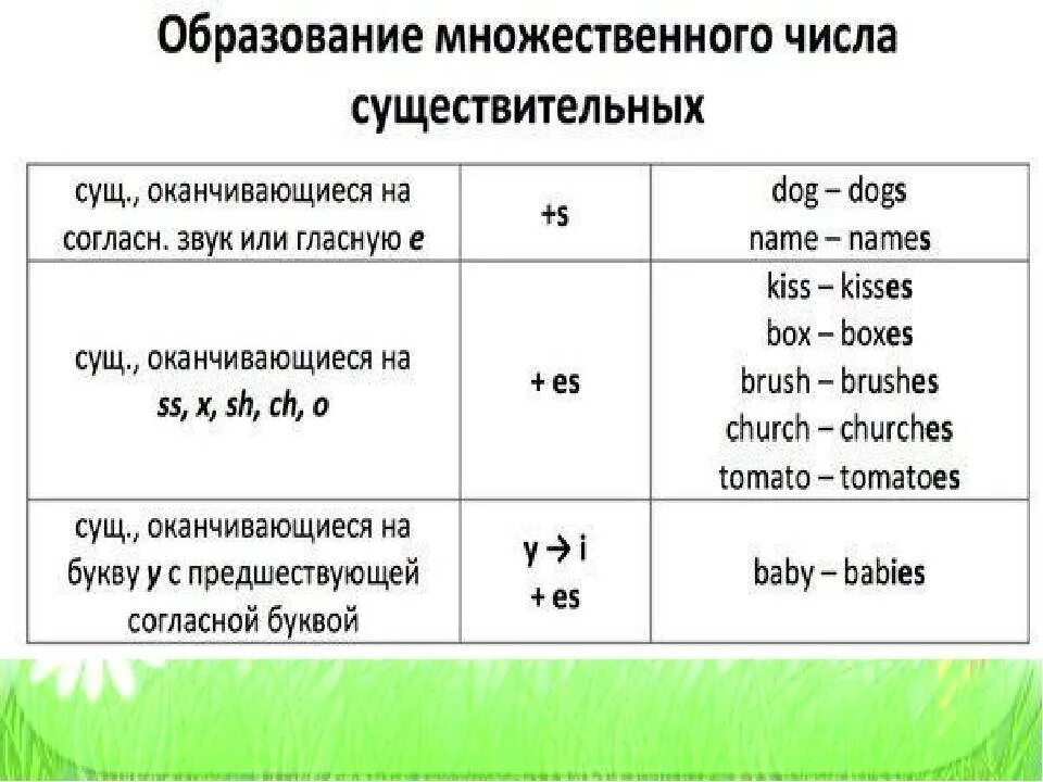 Ладья множественное число. Образование множественного числа в английском языке. Множественное число имен существительных в английском языке. Правило написания множественного числа в английском языке. Множественное число имени существительного в английском языке.