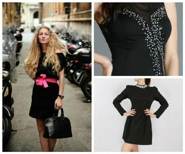 переделка маленького черного платья.