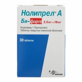 Нолипрел а таблетки покрытые