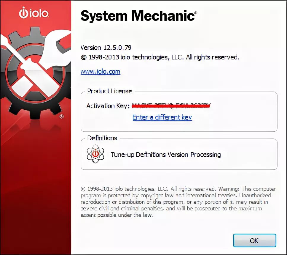 Enter a different. System Mechanic. Iolo System Mechanic. Ключ активации для photo Mechanic 5. Ключ активации для System Mechanic Trial.