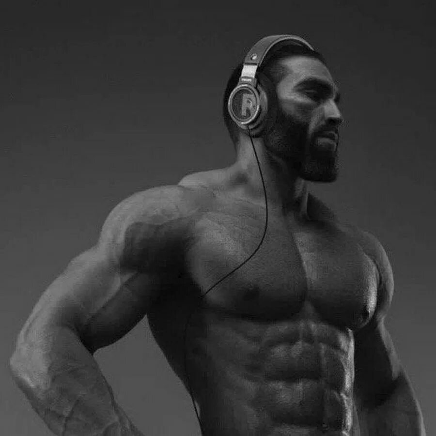 Giga Chad Headphones. Gigachad. Чат качок