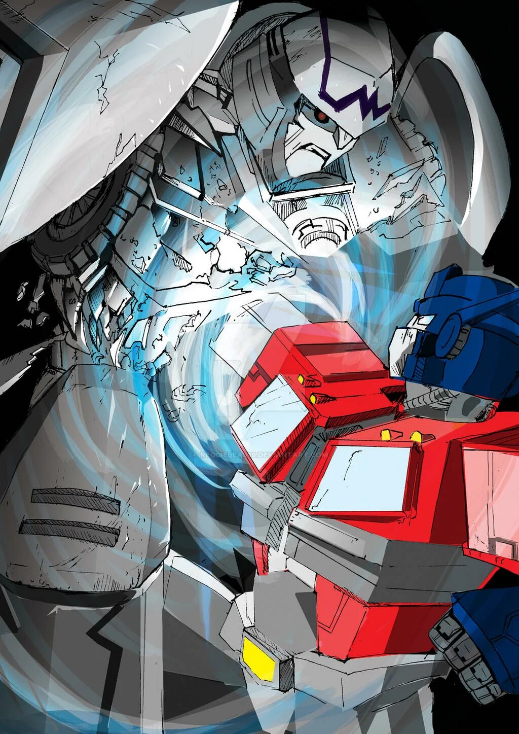 Ультра Магнус и Мегатрон. Ультра Магнус и Оптимус. Optimus Prime vs Megatron. Ультра Магнус против Мегатрона.