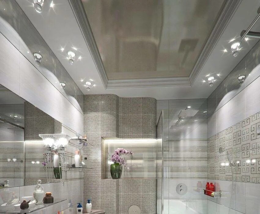 Натяжные потолки ванная плитка. Натяжной потолок в ванной. Потолок в ванную комнату. Подвесной потолок ванная. Натяжной потолок в ванной комнате.