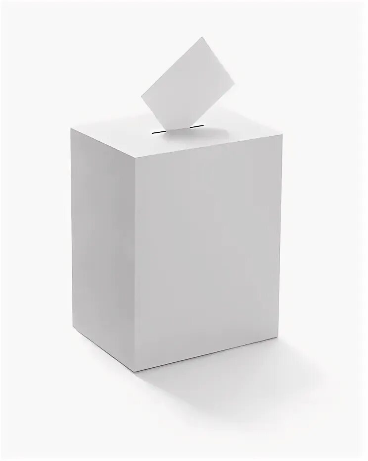 Throw a paper into the ballot Box. Box casting