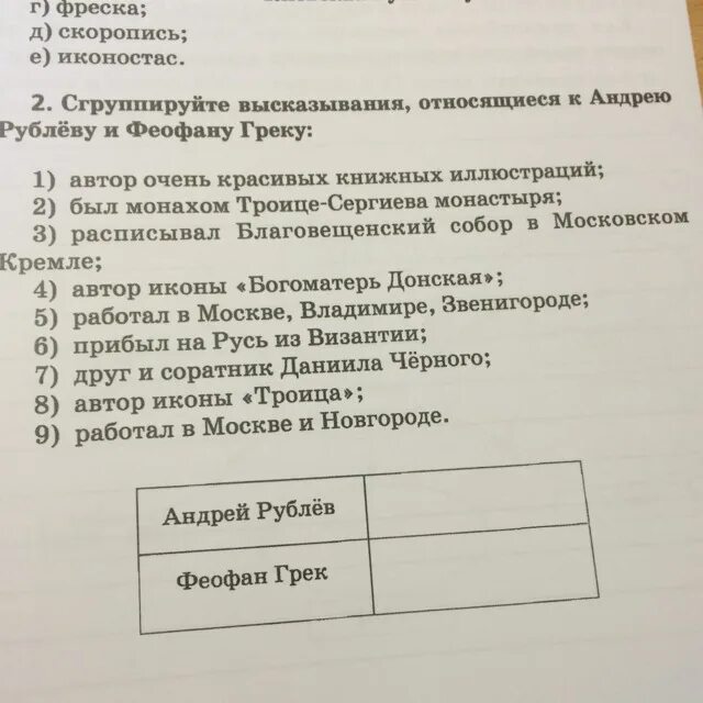 Определите какие фразы принадлежат андрею соколову