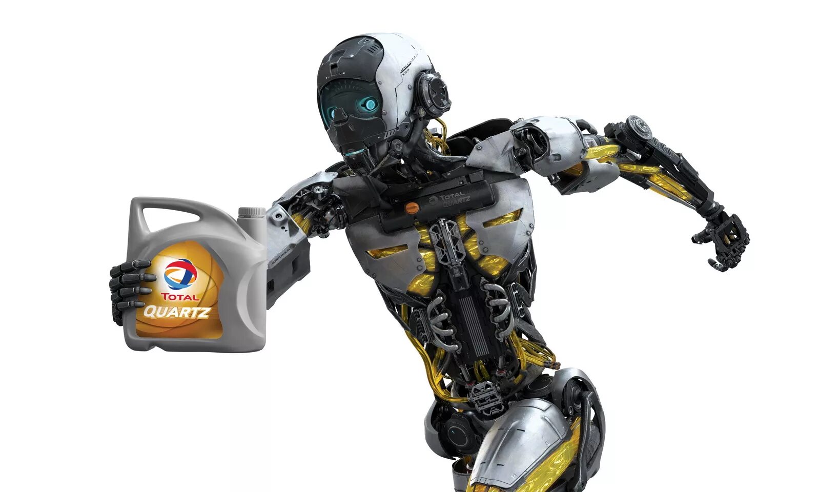 Total робот. Робот тотал кварц. Total Quartz реклама робот. Робот для масла. Масло в робот 3