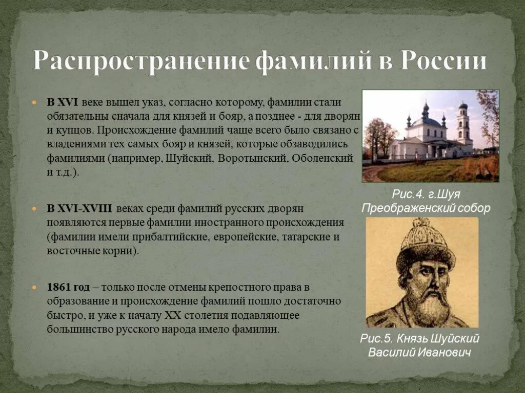 Год происхождения россии. Исторические фамилии. История русских фамилий. История происхождения имени и фамилии. Зарождение русских фамилий.