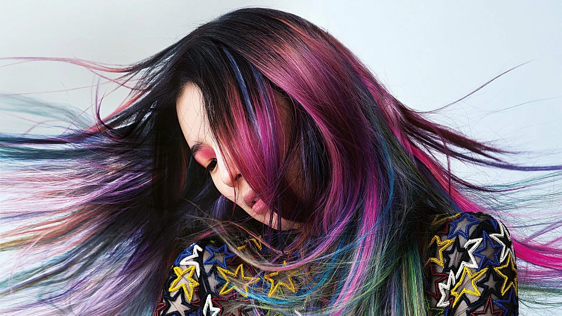 Разноцветное окрашивание волос. Хаир колор. Color dye hair. Разноцветные волосы. Разноцветное окрашивание волос.