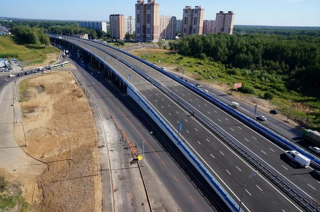 Эстакада МКАД Варшавское шоссе 2020. Стройка Волоколамское шоссе. Дорога Сабурово Волоколамское шоссе. Южный дублер Волоколамского шоссе. Эстакада между