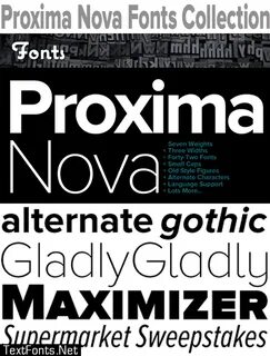 Шрифт nova