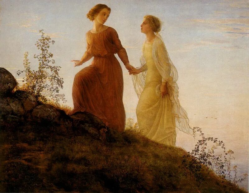 Картины классиков. Художник Луи Жанмо. Луи Жанмо (Louis Janmot, 1814 - 1892). Анн-Франсуа-Луи Жанмо. Луи Жанмо (Anne-François-Louis Janmot) художник..