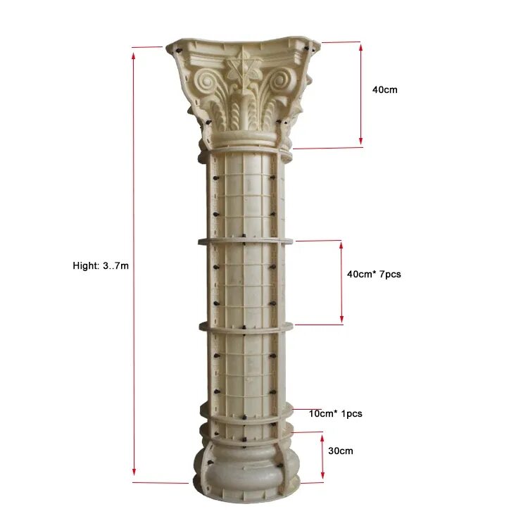 Купить колонны пластиковые. Опалубка из АБС пластика Римская колонна. Колонны бетонные декоративные. Железобетонные декоративные колонны. Пластиковые колонны декоративные.