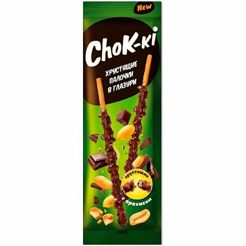 Соломка в глазури Chok-ki с арахисом 40гр*30шт. Соломка в глазури с арахисом/ Chok-ki/ 40 гр.. Палочки в глазури с арахисом. Соломка Chok-ki в кондитерской глазури.