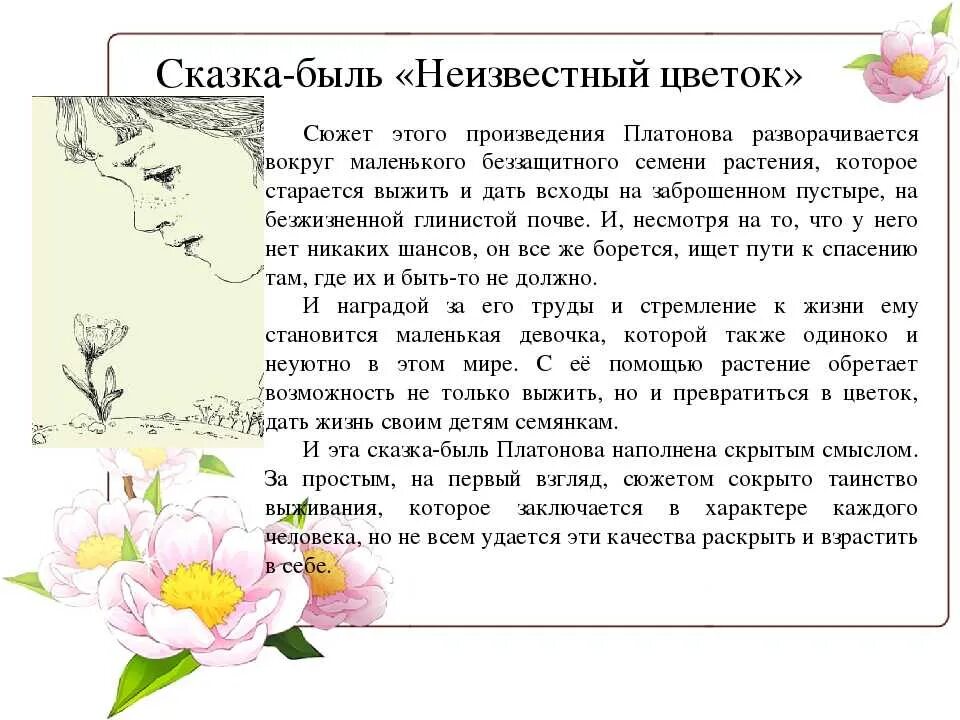 Сказка быль Платонова неизвестный цветок. Сказка а.п. Платонова «неизвестный цветок».. Неизвестный цветок краткий пересказ Платонов кратко. А П Платонов неизвестный цветок краткий пересказ. Рассказ цветок на земле какой цветок