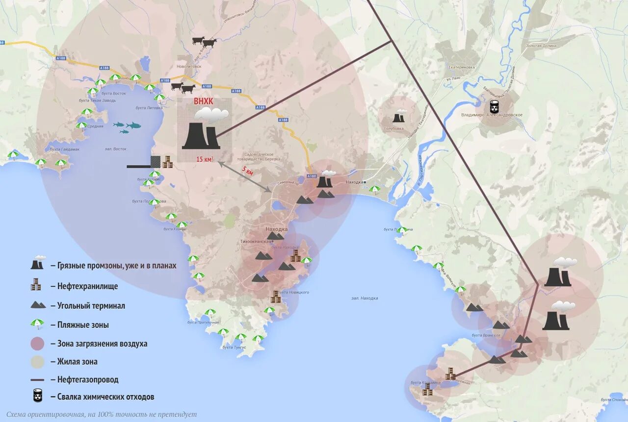 Карта находки приморский край. ВНХК находка. Карта находки с бухтами. Находка на карте. Порт Восточный находка на карте.