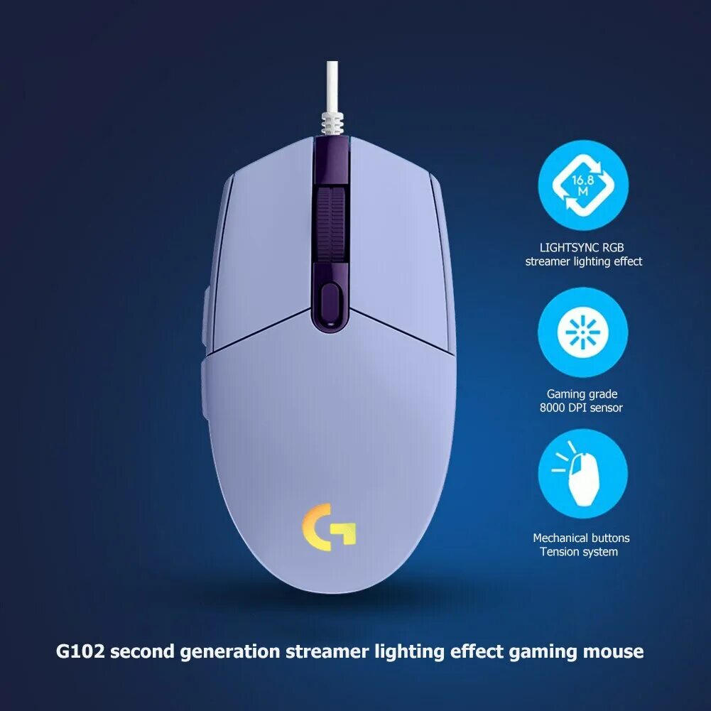 Игровая мышь logitech g102 lightsync. G102 LIGHTSYNC Box. G102. Цвета g102 мышки. Мышка Logitech g102 расцветки.