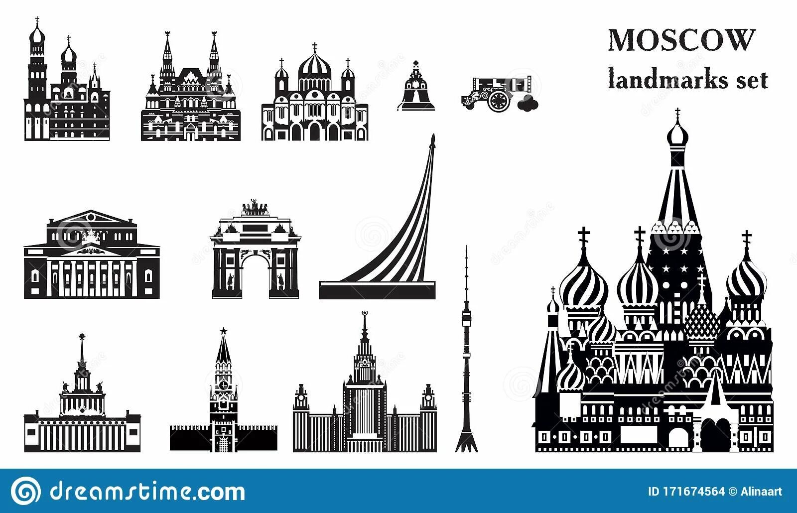 Здания символы москвы. Moscow skyline вектор. силуэты достопримечательностей москвы. достопримечательности москвы контур. очертания москвы.