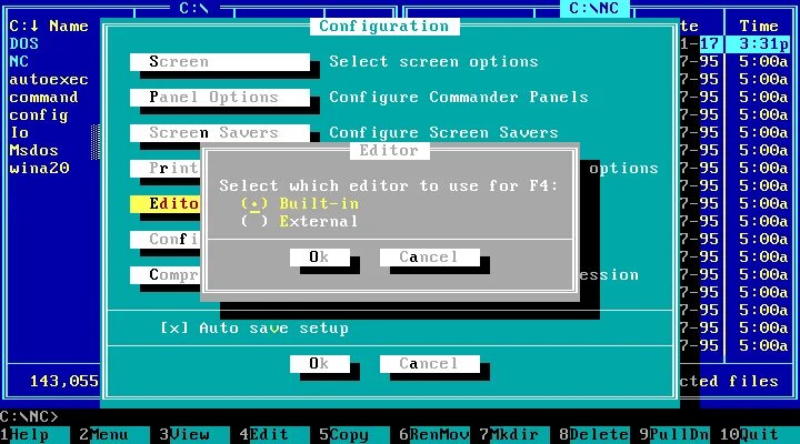 Через дос. Norton Commander 5.0. Norton Commander dos. Программа дос. Игры на Нортон коммандер.