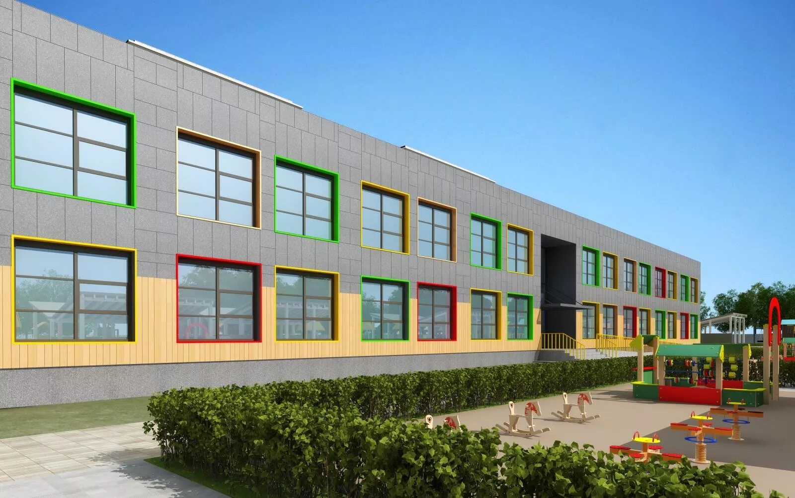 Здания школ детских садов. Цветовое решение школы. 2 парковая улица москва детский сад. Типовое здание детского сада. Фасад школы.