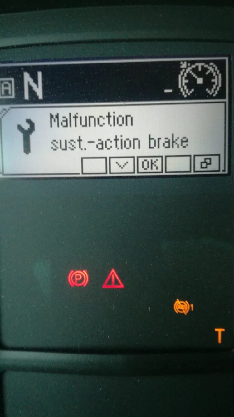 Electronic malfunction. Electronic malfunction