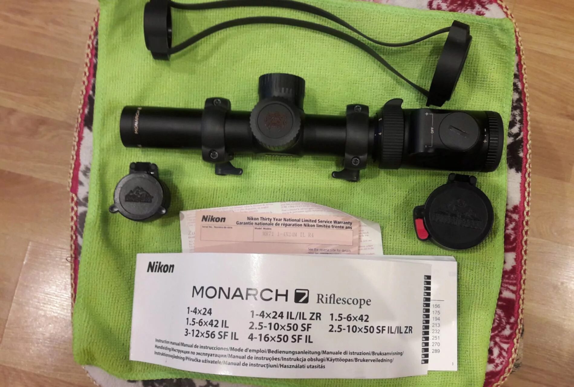 Nikon Monarch 1. Прицел nikon