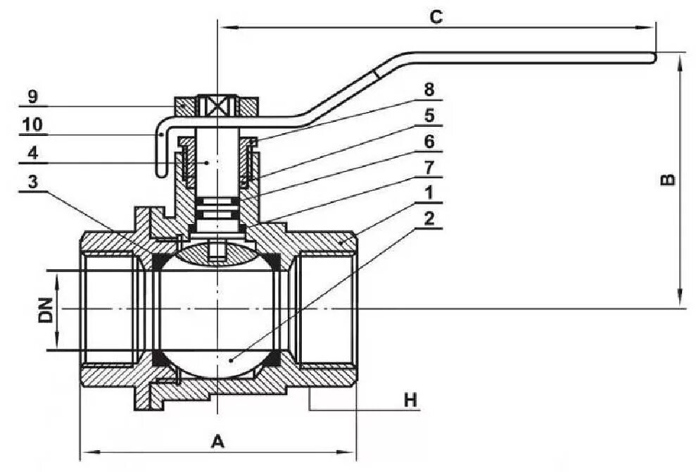 Разрез шарового крана. Схема устройства шарового крана. Чертёж кран шаровый DN 20. Кран шаровый отсечной 1 газовый чертеж. Кран трубопроводной арматуры схема.